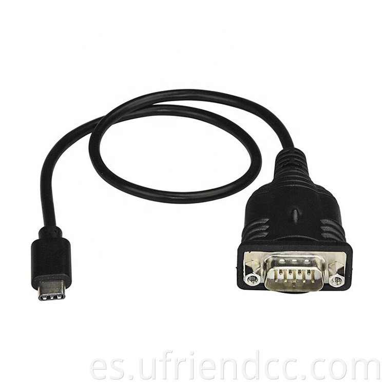 Cable ftdi súper velocidad constante Tipo C a RS232 DB9 Converter adaptador de programación masculina FT232RL PL2303 Cable de computadora